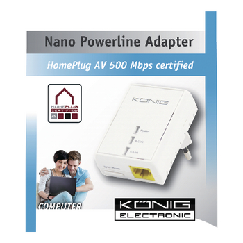 CS500PLCN100 Nano powerline adapter 500 mbps Verpakking foto